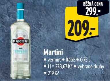 Martini, 0,75 l