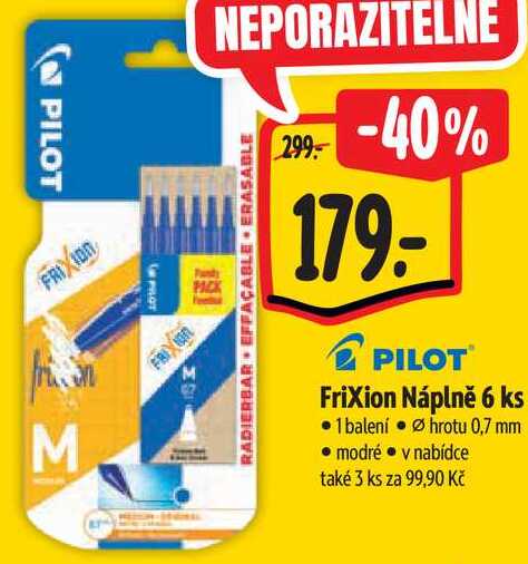 Frixion Náplně 6 ks