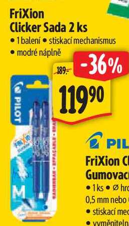 Frixion Clicker Sada 2 ks 
