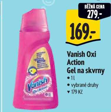 Vanish Oxi Action Gel na skvrny, 1 l
