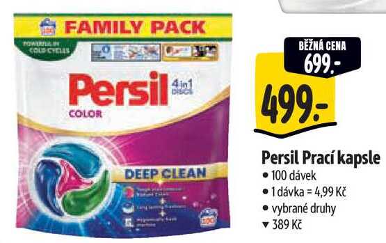 Persil Prací kapsle, 100 dávek 
