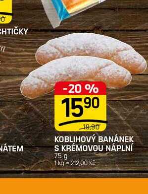 KOBLIHOVÝ BANÁNEK S KRÉMOVOU NÁPLNÍ 75 g