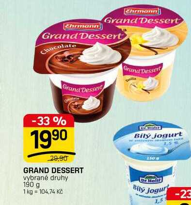 GRAND DESSERT vybrané druhy 190 g