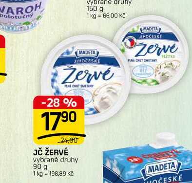 JČ ŽERVÉ vybrané druhy 90 g