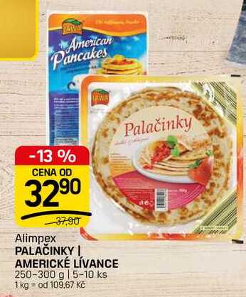 PALAČINKY | AMERICKÉ LÍVANCE 250-300 g