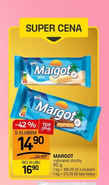 MARGOT vybrané druhy 80 g