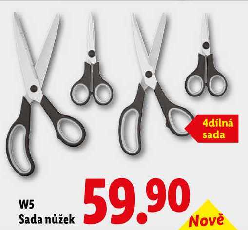 W5 Sada nůžek