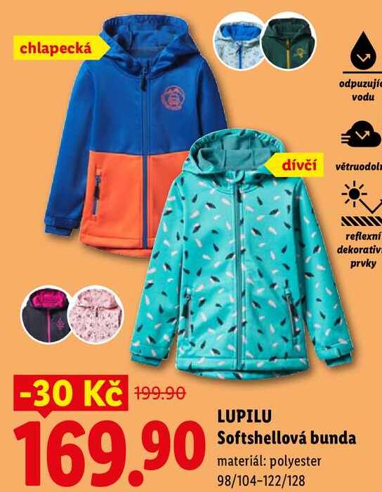 LUPILU Softshellová bunda