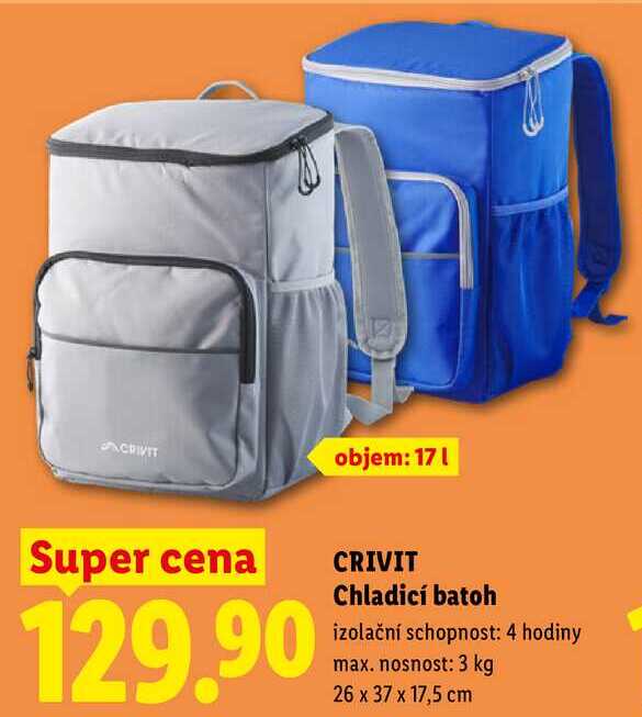 CRIVIT Chladicí batoh