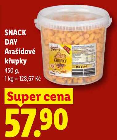 SNACK DAYArašídové křupky, 450 g 