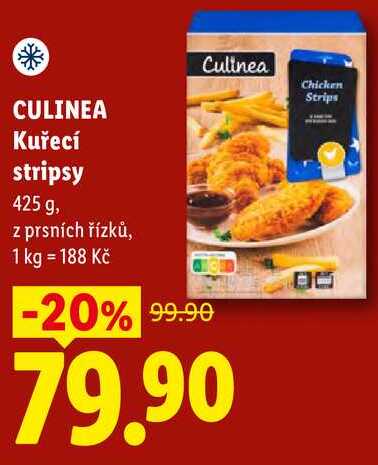 CULINEA Kuřecí stripsy, 425 g