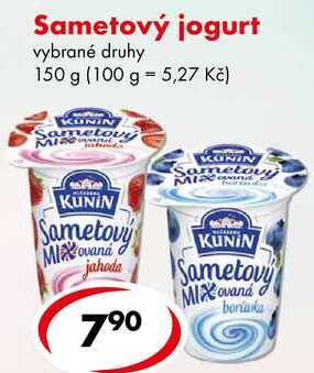 Sametový jogurt, 150 g
