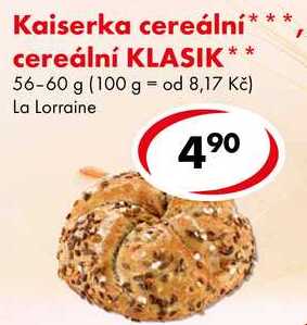 Kaiserka cereální, 56-60 g 