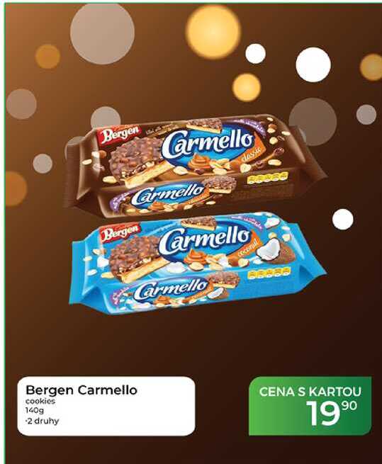 Bergen Carmello cookies 140g