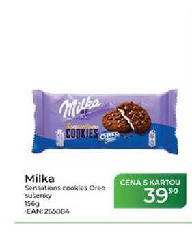 Milka Sensations cookies Oreo sušenky 156g
