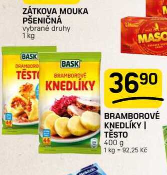 BRAMBOROVÉ KNEDLÍKY | TĚSTO 400 g 