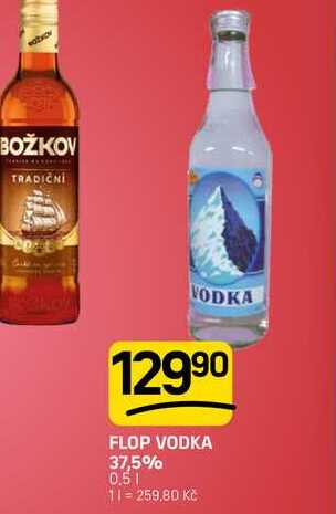 FLOP VODKA 37,5% 0,5l