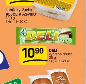 DELI vybrané druhy 35 g