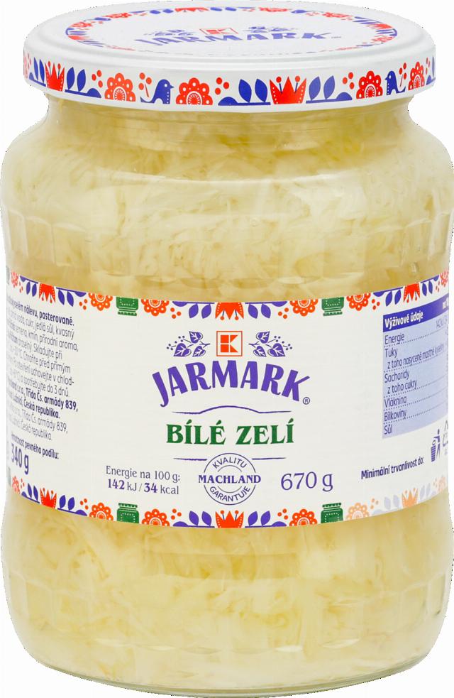 K-Jarmark Bílé zelí ve sladkokyselém nálevu