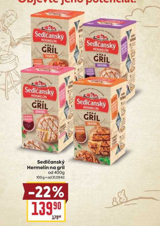 Sedlčanský Hermelín na gril od 400g