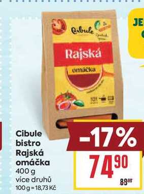 Cibule bistro Rajská omáčka 400 g 