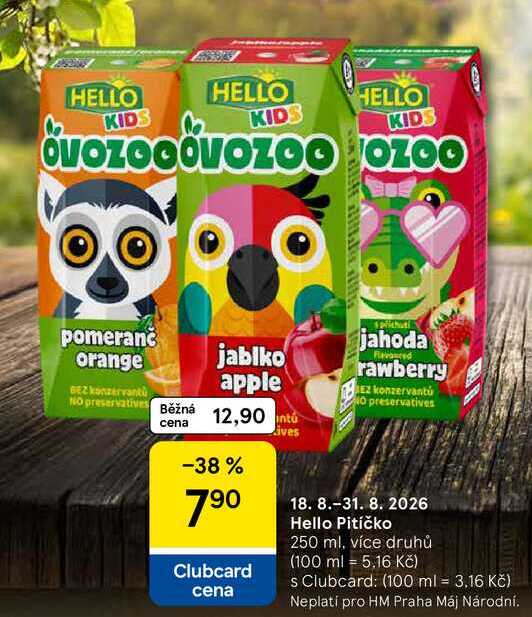 Hello Pitíčko, 250 ml, více druhů