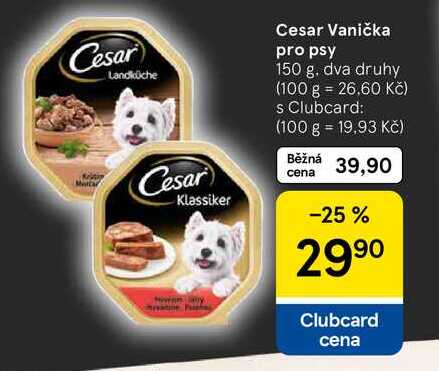Cesar Vanička pro psy, 150 g