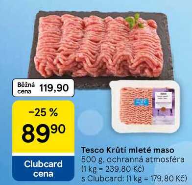 Tesco Krůtí mleté maso, 500 g