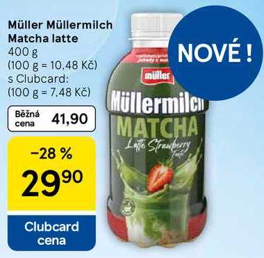 Müller Müllermilch Matcha latte, 400 g 