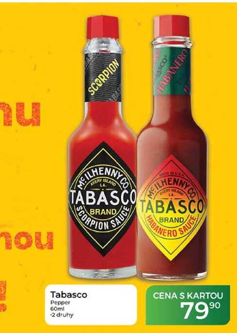 Tabasco Pepper 60ml -2 druhy