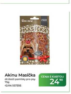 Akinu Masíčka drůbeží pamlsky pro psy 75g