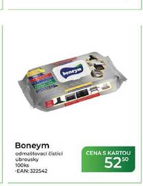 Boneym odmašťovací čistící ubrousky 100ks