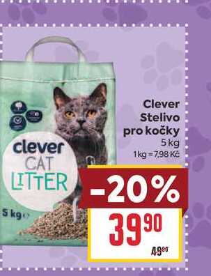 Clever Stelivo pro kočky 5kg 