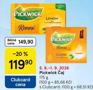 Pickwick Čaj, 175 g