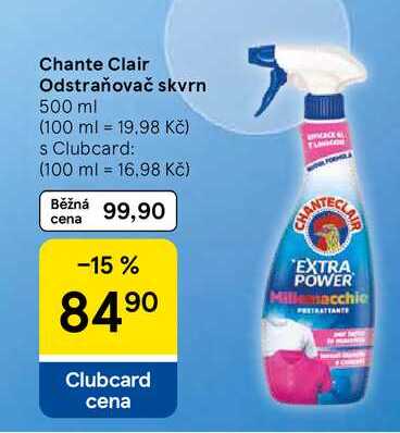 Chante Clair Odstraňovač skvrn, 500 ml   
