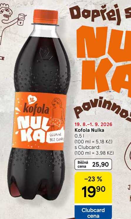 Kofola Nulka, 0.5 l