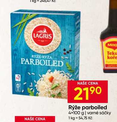 Lagris Rýže parboiled 4 varné sáčky 400g