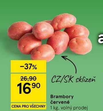 Brambory červené, 1 kg
