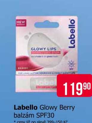 Labello Glowy Berry balzám SPF30