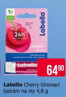 Labello Cherry tónovací balzám na rty 4,8 g