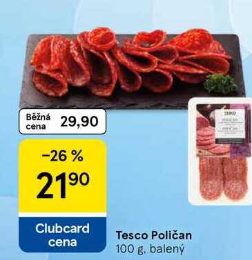Tesco Poličan, 100 g, balený 