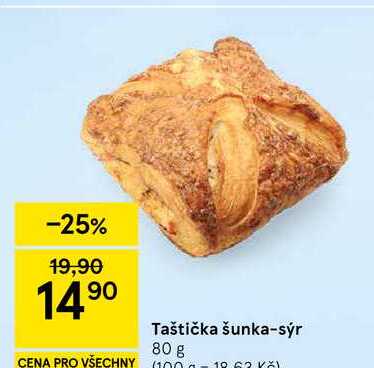 Taštička šunka-sýr, 80 g