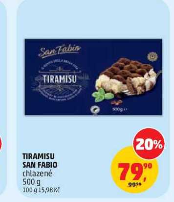 TIRAMISU SAN FABIO chlazené, 500 g