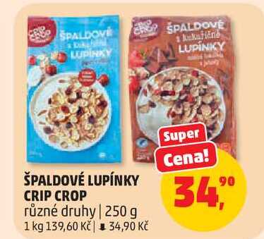 ŠPALDOVÉ LUPÍNKY CRIP CROP různé druhy, 250 g