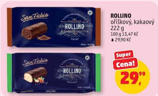 ROLLINO oříškový, 222 g