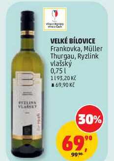 VELKÉ BÍLOVICE Frankovka, 0,75 l