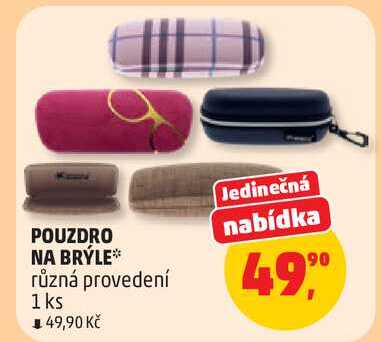 POUZDRO NA BRÝLE různá provedení, 1 ks