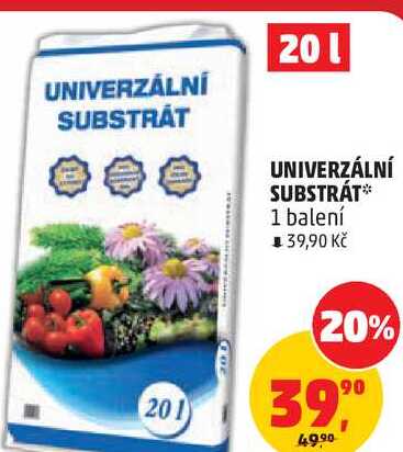 UNIVERZÁLNÍ SUBSTRÁT, 20 l
