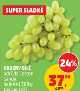 HROZNY BÍLÉ Cotton Candy, 300 g