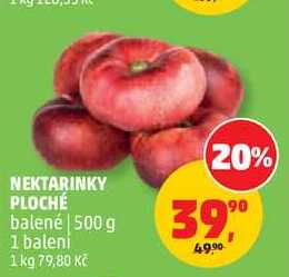 NEKTARINKY PLOCHÉ balené, 500 g